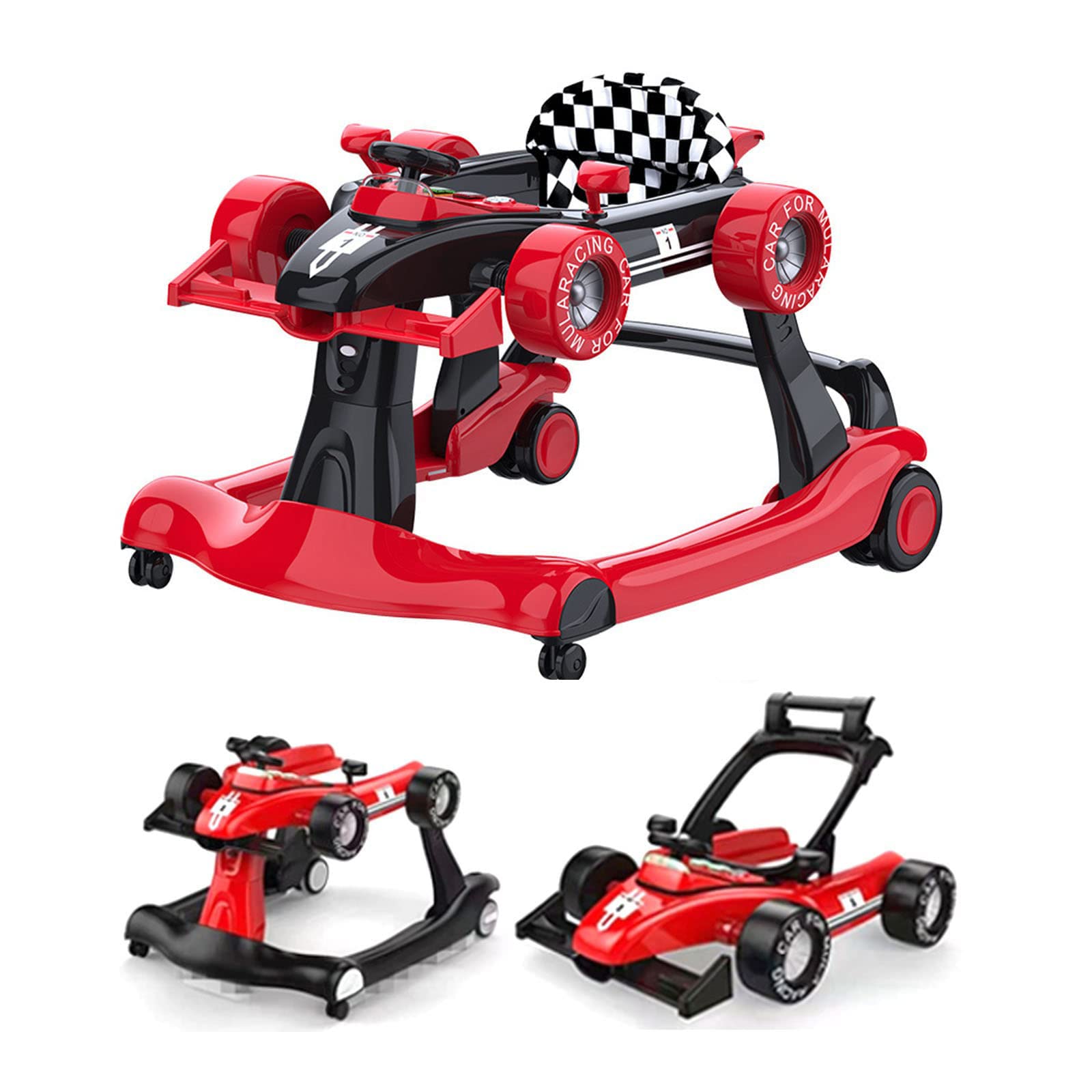 育児 御拾い器 ベビーウォーカー 2 ウォーカー/手押し車として当て嵌める能力のある 安全性のあるストッパー 取りはらい能力のある 殊のほか合わせる能力のある 上滑り打ち切り 車形 安全性のある 快い音を生まれ変わり能力のある 6か月~ 青色 差し上げ物 差し上げ物 ()
