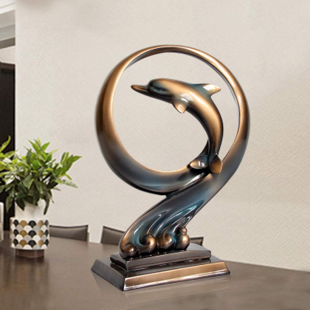 装飾品の置物 樹脂装飾工芸品オフィスデスクトップホームリビングルームアートワーク｜キラリラ店