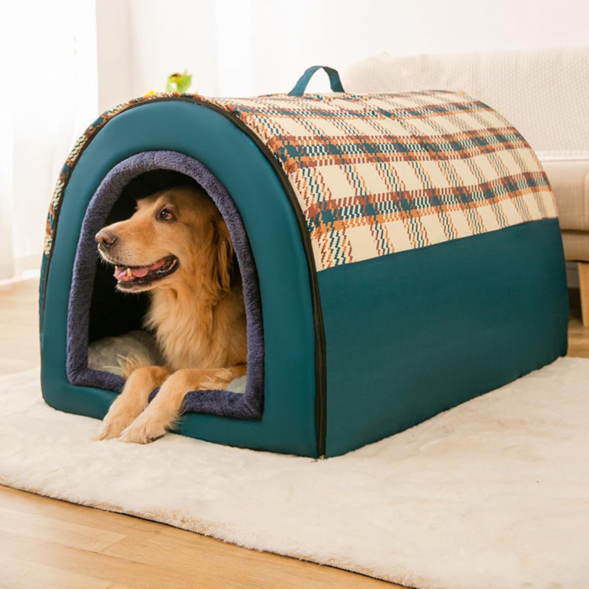 ふわふわ学生寄宿舎型犬猫用愛玩動物臥榻 冬用 洗える 上滑り打ちきり付き添い人 防寒 室内用 大型犬・中型犬・小型犬・猫に自然調整 愛玩動物設備20