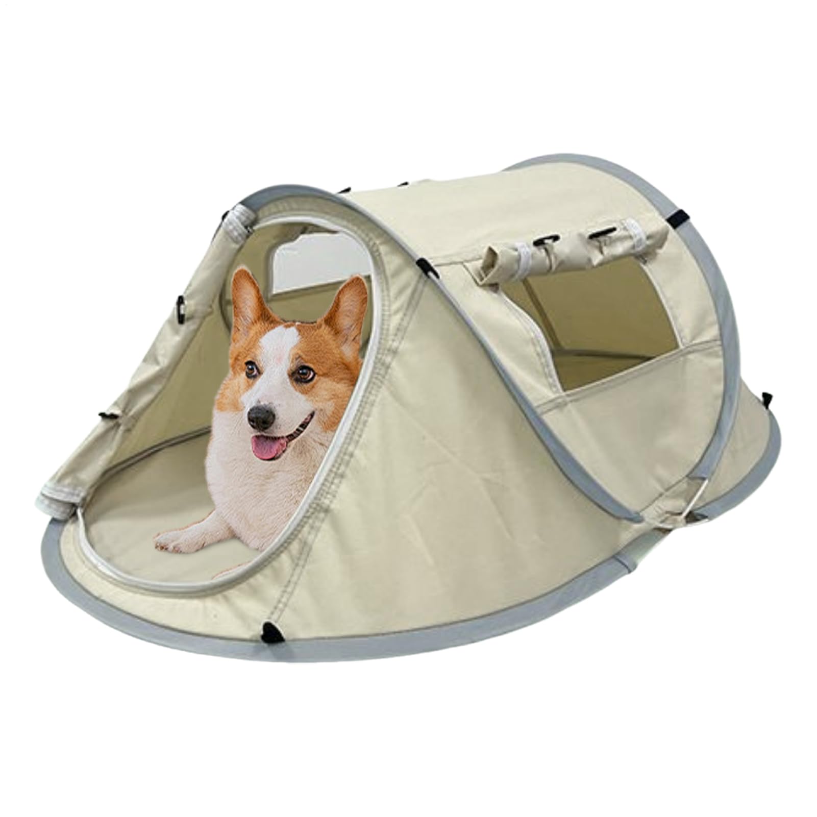 猫用ペットテント 折りたたみ式 ペットシェルター,カット ポップアップテント 屋内屋外 旅行 キャンプ ピクニック 犬猫用 芝生 バルコニー ガーデン