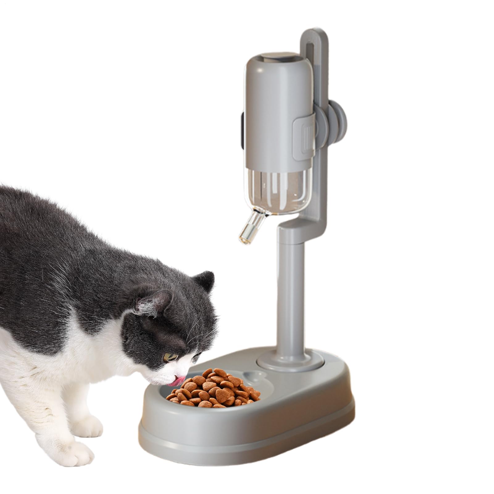 冬の花 猫用給水器 ウォーターディスペンサー,高さ 調整 可能 給水器 - 750 ペット用 スタンディング 給水ボトル - 小動物用 ハムスター リス ウサギ ハリネズミ