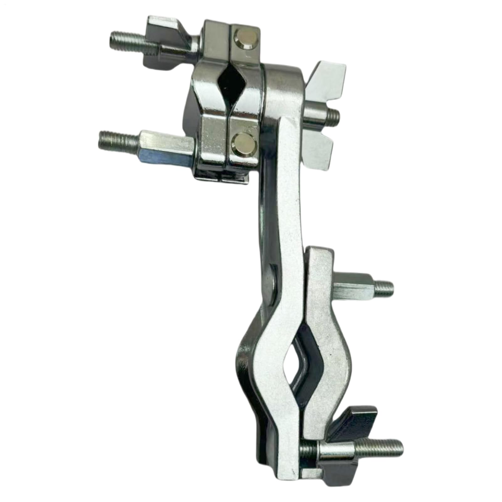 ドラム クランプ ホルダー 打楽器 マウント 拡張 アタッチメント カウベル パーカッション 接続金具 角度調整可能 亜鉛合金製 耐久性 ドラムセット アクセサリー 楽器周辺用品 ドラムパーツ スティックホルダー設置 固定具 コンパクト シ