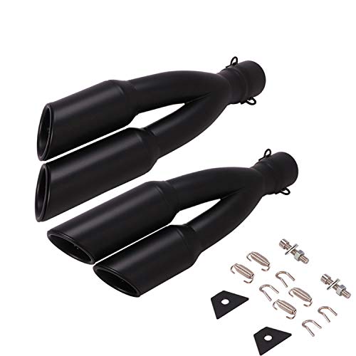 バイクマフラー スリップオンマフラー バイクサイレンサー φ50.8 50.8 左右出し｜キラリラ店