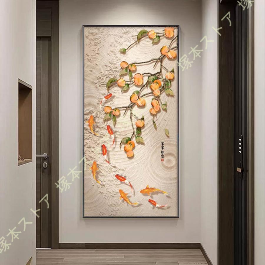 ウォール工芸 魚 今日このごろ リビングお座敷 臥し所 部屋の入り口 事務室 壁のかざり付ける画 工芸ひな形 図面 帆布 ひな形付き添い人 ポップアート 今めかしい工芸 矩形