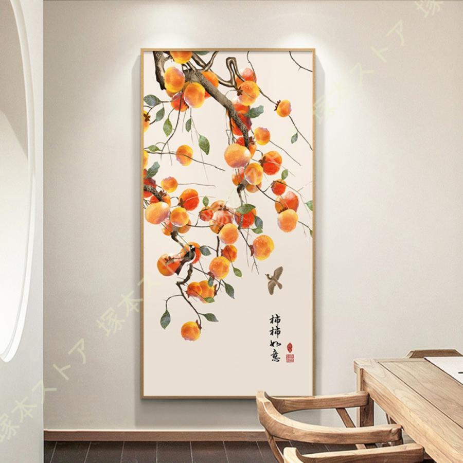 飾りつけ かざり付ける 柿 貼り出し フルーツイラストアート 今めかしい かざり付ける画 飾りつけ絵 工芸ゲーム盤 お座敷飾りつけ 壁飾りつけ 壁の絵 長いすの周囲の状況図面 工芸 花の絵