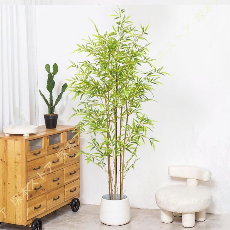 フェイクグリーン 観葉植物 フェイク 竹 バンブー 人工観葉植物 リアル 本物そっくり インテリア 室内 屋外 トイレ 鉢植え 玄関 リビング オフィス 造花|きらりライフ