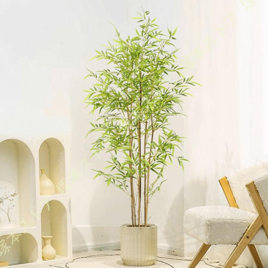 人工観葉植物 バンブー 竹 水やり不要 インテリアグリーン 観葉植物 造花バンブー 竹 鉢植え おしゃれ 樹木 グリーン ナチュラル お手入れ不要 枯れない｜きらりライフ