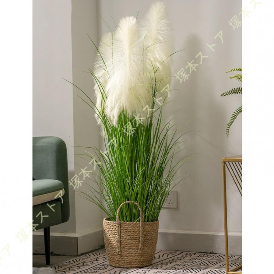 人工観葉植物 フェイクグリーン 鉢植え 1本入り 大型 人工植物 フェイク 造花 インテリア 屋内飾り 庭 玄関 百貨店 結婚 装飾 水やり不要 虫害の心配なし 新築|きらりライフ