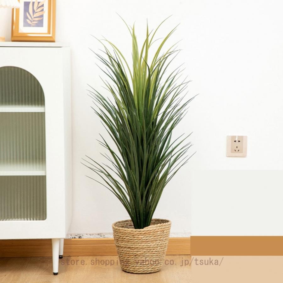 フェイクグリーン 人工観葉植物 インテリア グリーン ユッカ 人工樹木 リアル 造花 お手入れやすい 水やり不要 害虫駆除不要 室内 家庭 オフィス おしゃれ|きらりライフ