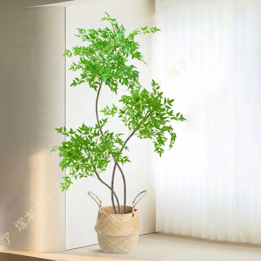 フェイクグリーン 大型 人工観葉草木 本物そっくり フェイクツリー 室内 入り口・入口先 バス発着場 庭 リビング 喫茶店 事務室 隅っこ置き飾りつけ 枯れない 造り御祝い 鉢付き添い人