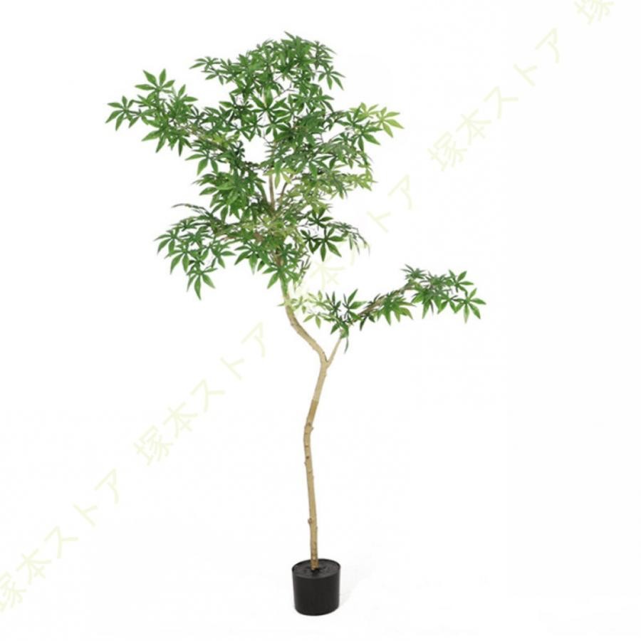 フェイクグリーン カエデの木 楓樹 人工 観葉植物フェイク 人工植物 枯れない おしゃれ インテリア 人工観葉樹 金のなる木 世話いらず 水やり不要 玄関｜きらりライフ