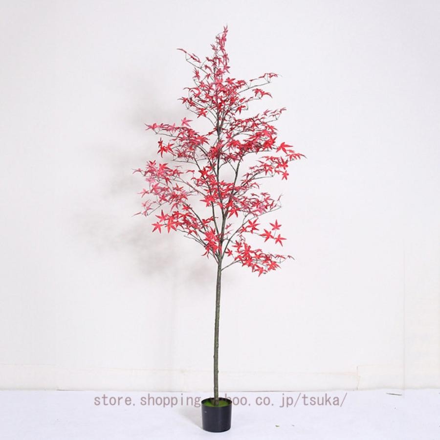 フェイクグリーン 大型 人工観葉樹 リアル 観覧植物 人工植物 風水 幸福の木 カエデの木 観葉植物 フェイク オフィス リビング 玄関 室内 屋外 お祝い 造花|きらりライフ
