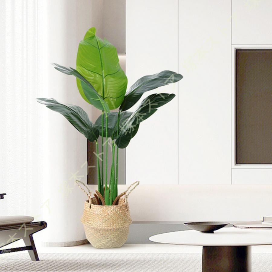 大型緑葉 人工観葉植物 モンステラ フェイク グリーン 人工観葉植物 インテリア グリーン フェイクグリーン フェイク観葉植物 鉢 和室 洋室 オフィス 窓まわり｜きらりライフ