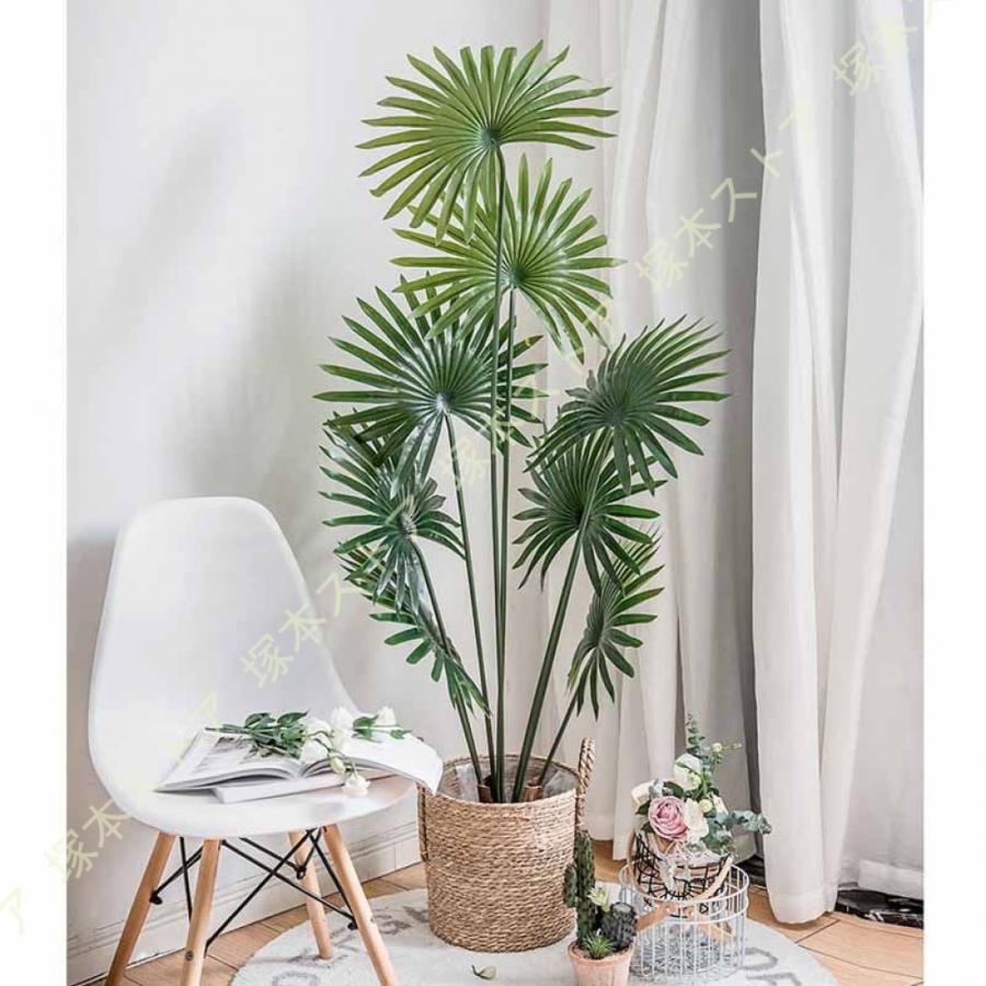 アレカヤシ 観葉植物 アジアン インテリア フェイクグリーン 人工観葉植物 新築祝い 開店祝い 大型 おしゃれ リビング 大きい 本物そっくり リアル 造花 飾り｜きらりライフ 12,901円