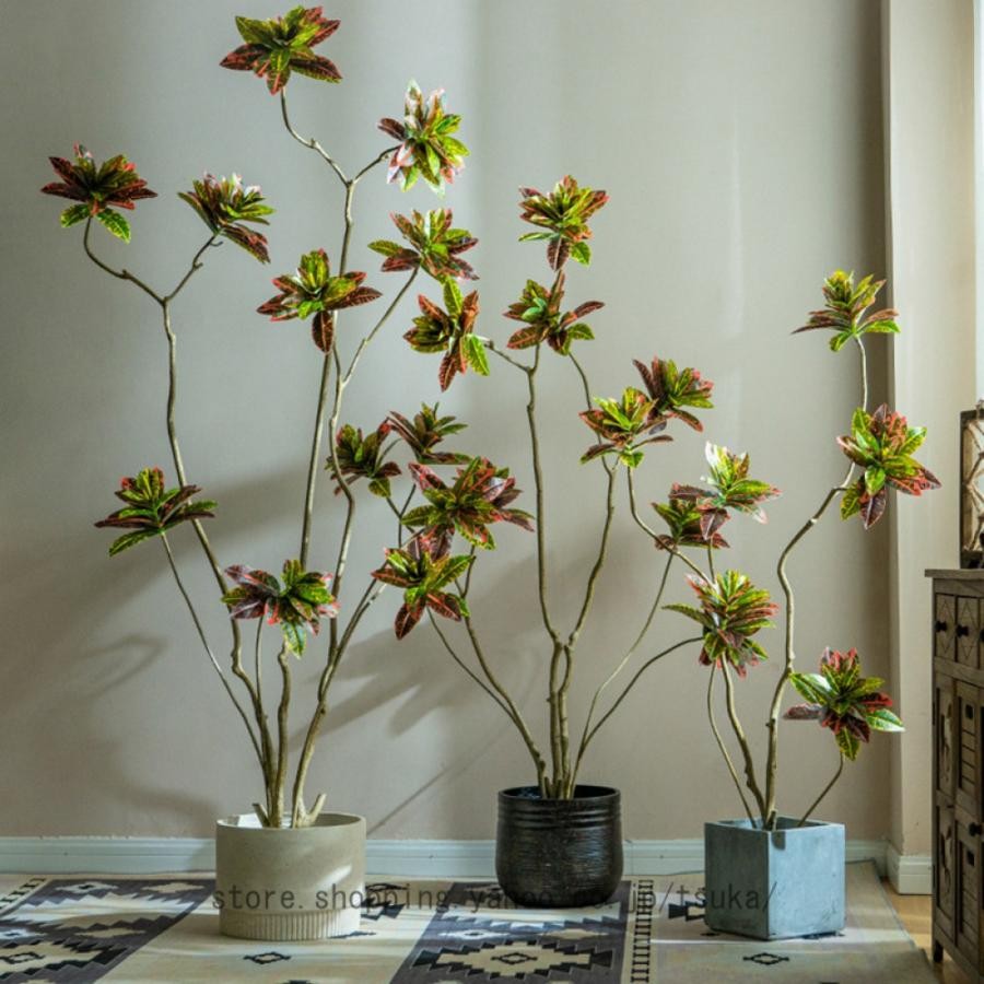 北欧風 インテリアグリーン造花 観葉植物 人工観葉樹 フェイクグリーン 大型 鉢 人工観葉植物 シンプル おしゃれ 人工 鉢植え オフィス 室内インテリア 雑貨|きらりライフ