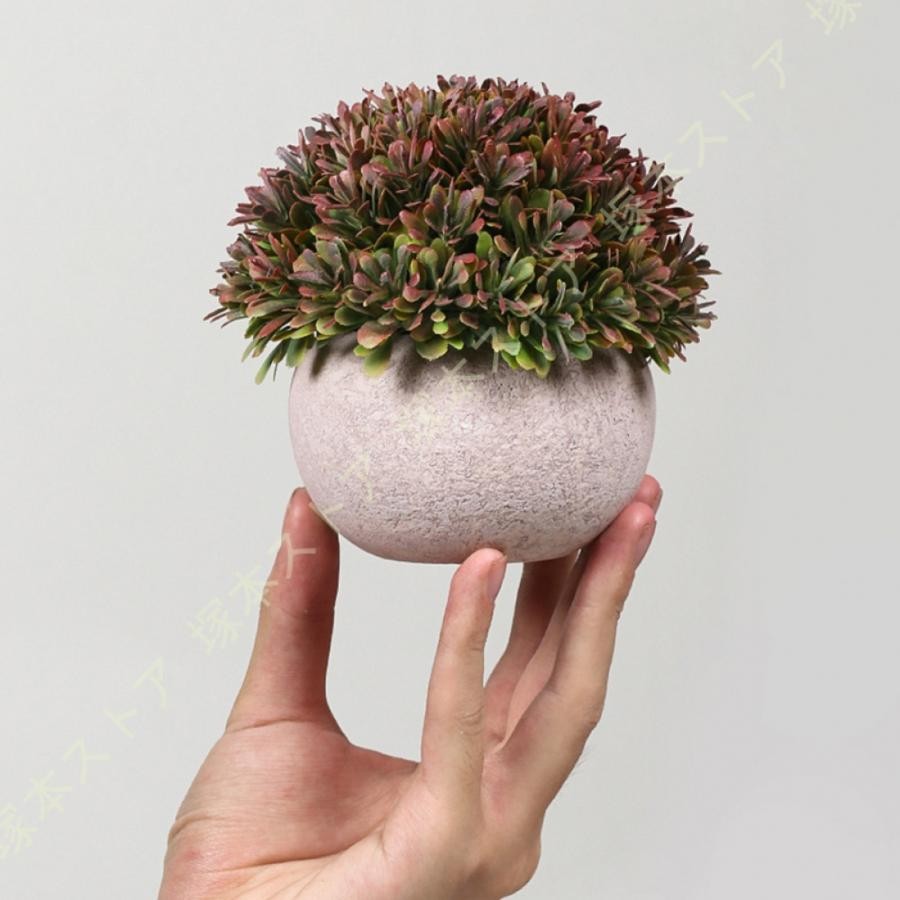 フェイクグリーン ミニポット グリーン 観葉植物 人工観葉植物 フェイクグリーン お祝い 店飾り 造花 卓上 置物 田園風 インテリア飾り 本物そっくり かわいい｜きらりライフ