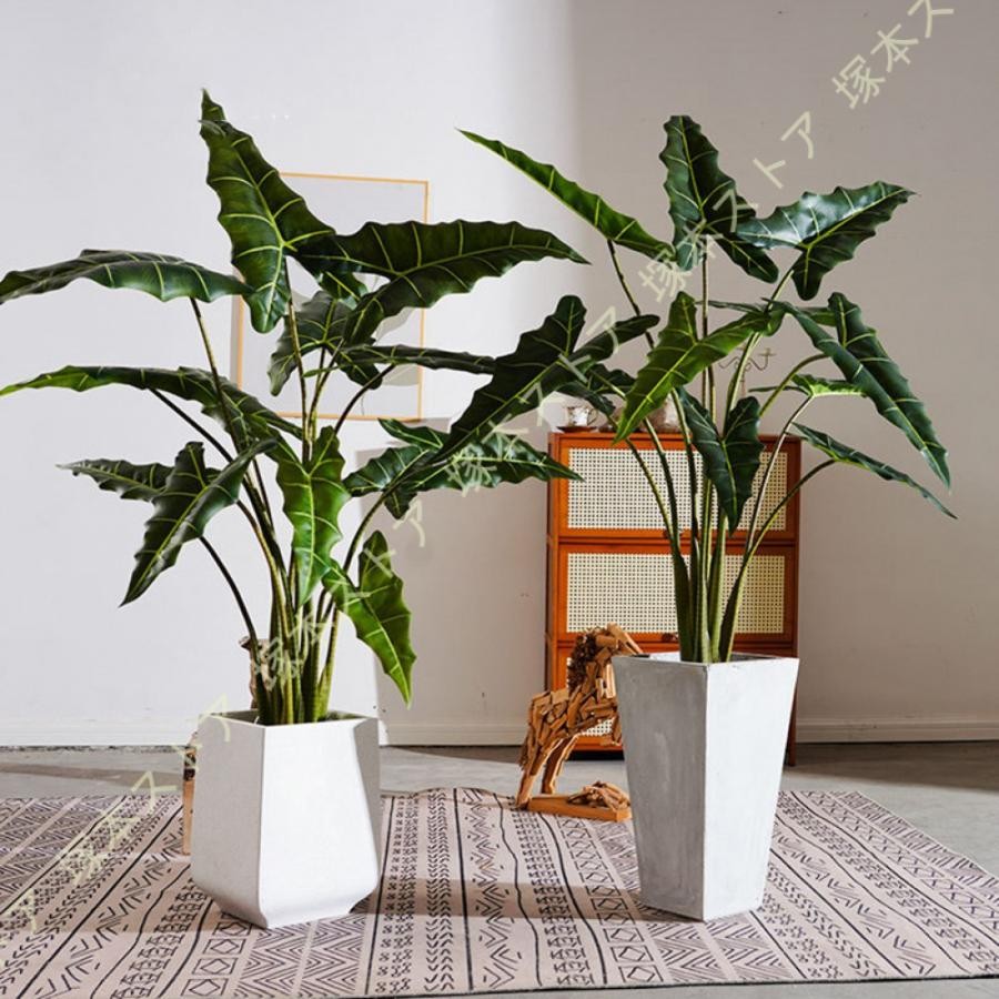 大型 フェイクグリーン 人工観葉植物 造花 水やり不要 枯れない 害虫が発生しない インテリア リビング オフィス お店舗 室内 和室 明るく爽やか 飾り|きらりライフ