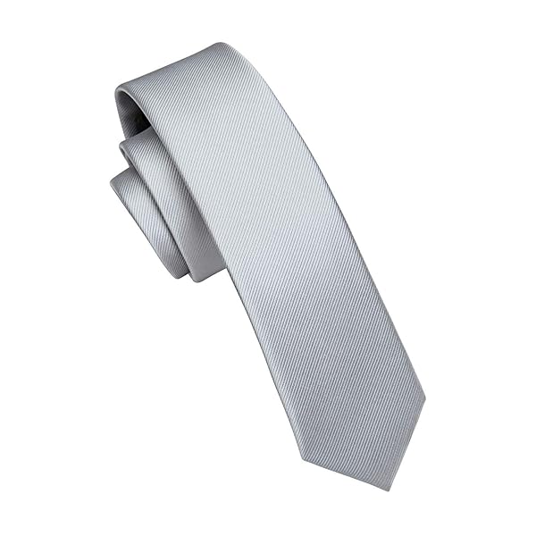 楽天市場】シルバー ナロータイ メンズ ネクタイ 無地 細め 結婚式 幅