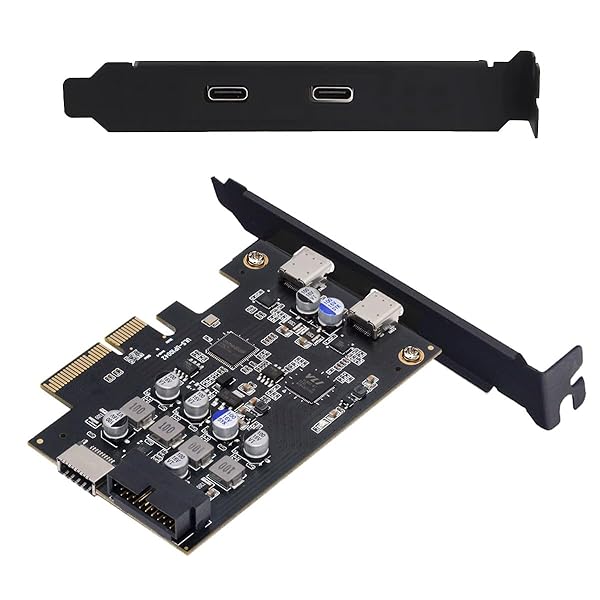 歌留多 手合い E USB 3.1 向こう正面ダイアログボックス ソケット \u0026 USB3.0 19 ピン/20 ピン \u0026 デュアル 手合い C USB-C から PCI-E Express 歌留多 アダプタ ASM3142 VL822
