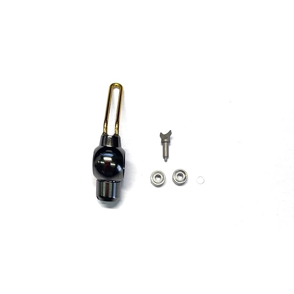TRY-ANGLE ベイトリールパーツ ライトフリクションラインガイドセット (BC62系・BC72系用, 黒いこと)
