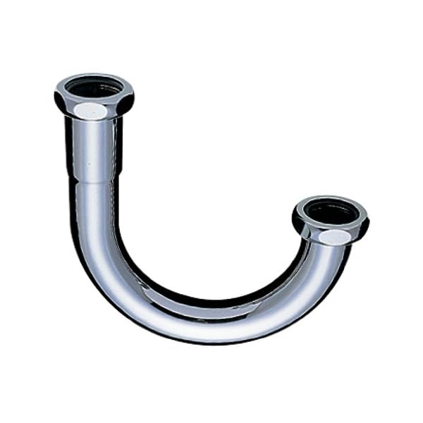 【洗面用 幅ひろいU管】 配管径25粍用 H70-670-25X140