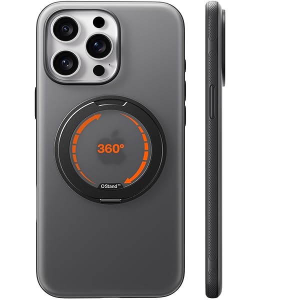 iPhone 15 Pro 用 入れもの【チクチク・多役立つこと360度回転させる照明ランプ】 縦横両相応う 磁石積み上げる MagSafe相応う 米軍標準尺度耐衝撃 輪っか 指紋押しとどめる 黄変押しとどめる マグセーフ相応う 水晶体保護すること 手持ち映画化 釣りあい性 三眼 6.1in「Ostan