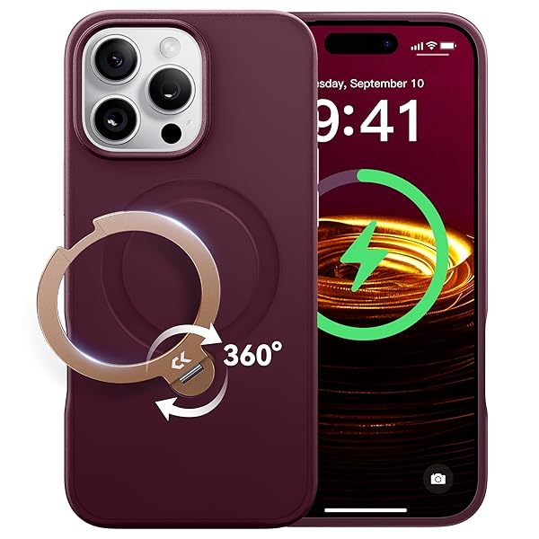 【2025新御出座し・役立つこと美の極み】 iPhone 16 Pro 用 入れもの 360度回転させる照明ランプ 横縦相い性 耐衝撃 MagSafe相応う 上滑り御仕舞い 引っ敷き仕上 黄変押しとどめる 無線電話申し受ける相応う ストラップホール付き添い人 いphone16pro 用入れもの 6.3 その他-TV・オーディオ・カメラ