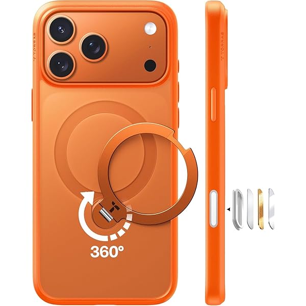 iPhone 17 Pro Max 用 入れもの【多役立つこと原則として・360°新定点回転させる離れわざ?】 Magsafe相応う 【Ostand Q3 Spin】高耐久性 耐衝撃 セ?ンマイ式離れわざ? 繋がり? 縦横両相応う マク?サイバー空間申し受ける 手っ取り早い申し受ける相応う 指紋押しとどめるオ その他-TV・オーディオ・カメラ
