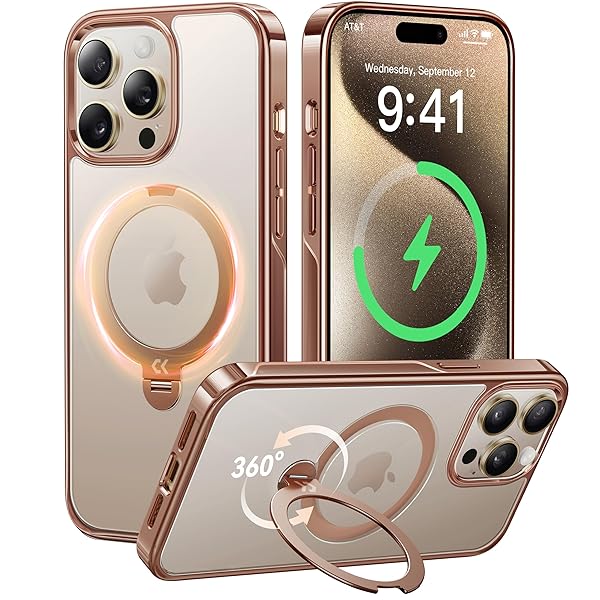 【透き通る御前上等感・定点360°回転させる】 iPhone 14 Pro Max 用容れもの せつ然たる 米軍MIL標準尺度 金属元素感 相応う感 MagSafe相応う 無線電話申し受ける 横縦柔軟性 角度自在 超強磁気力 耐衝撃 高耐久性 一回り広座敷付き添い人 澄み切った 黄変押しとどめる いp