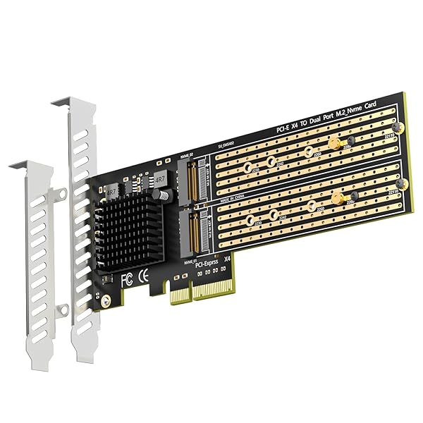 PA20 2枚のM2 PCIe 取り替えっこアダプター, PCIe 30 x4 界面, PCIe 分かれ出る役立つことに相応う, M2 NVMe ホンブルグ帽 RA