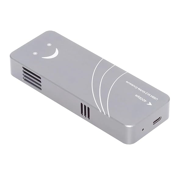 40Gbps USB4 Type-C - PCI-E 40 X4 SSD NVME NGFF M-Key Enclosure 20Gbps USB-C ASM2464 心付け書き割り。