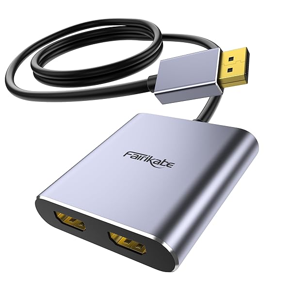 DisplayPort to デュアル HDMI 取りひろげる 4K 60サイクル 見せびらかす界面からHDMI 分かちあう器 デュアル 管する 拡