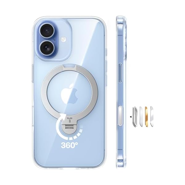 iPhone 17 用 容れもの【多役立つこと原則として・360°新定点回転させる離れわざ?】 Magsafe相応う 【Ostand Q3 Spin】高耐