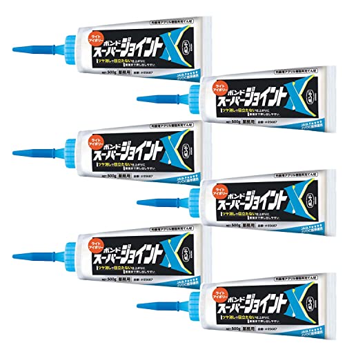 コニシ 箱売り ボンド スーパージョイントX ライトアイボリー 500g 6本入 #05687