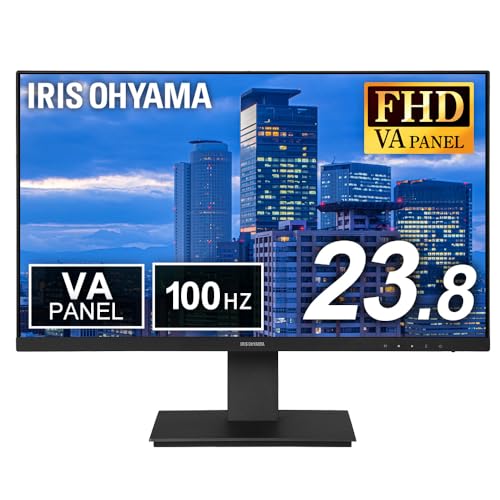 楽天市場】アイリスオーヤマ モニター 24インチ VAパネル ディスプレイ