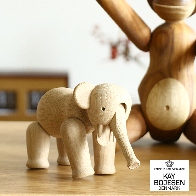 Kay Bojesen Denmark Elephant Mini カイ ボイスン Kay Bojesen Denmark デンマーク王国 Elephant 恰好 オブジェ 北欧 木製 トイ 木製おもちゃ 木製オブジェ Foxunivers Com