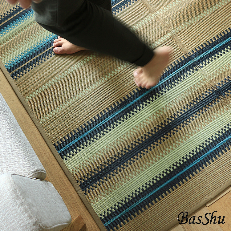 楽天市場】BasShu バッシュ い草ラグ IGUSA RUG 140×200