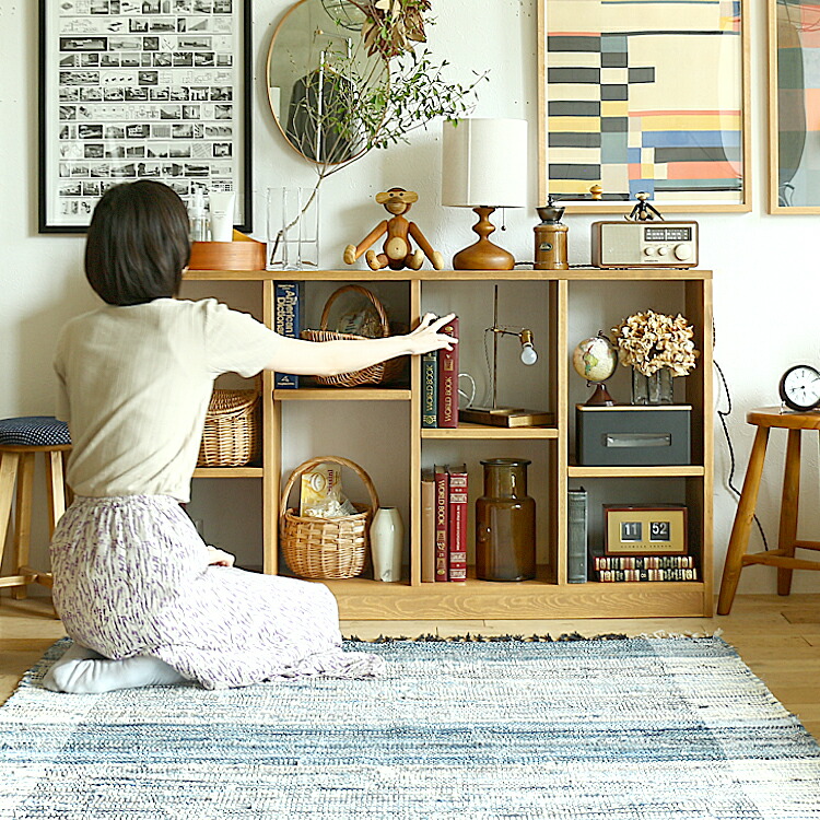 Roselle shelf（ローゼルシェルフ） オープンラック ラック シェルフ チェスト キャビネット 収納 リビング 寝室 ベッドルーム ワンルーム 北欧 木製