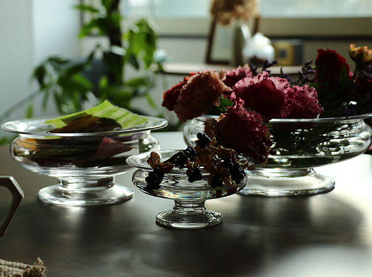 Holmegaard Old Englishフラワーベース 19cm小物入れ Holmegaard Old Englishフラワーベース 19cm小物入れ