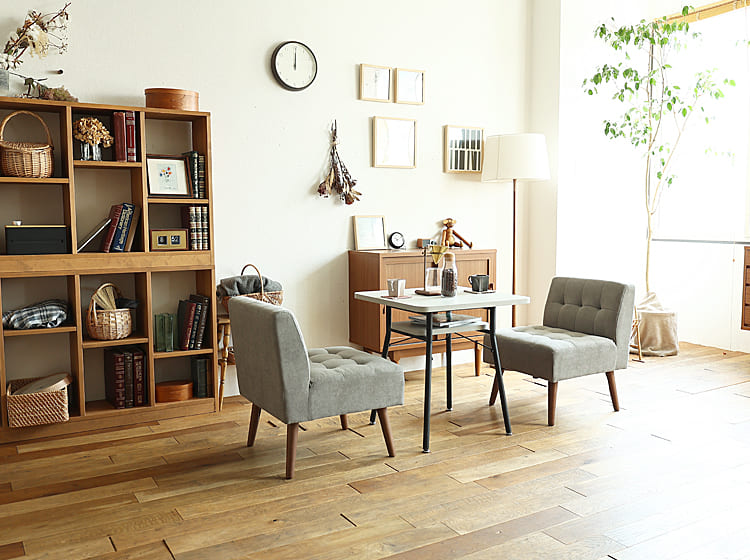 ダイニングテーブル幅65cm mild（ミルド）ストーングレータイプ