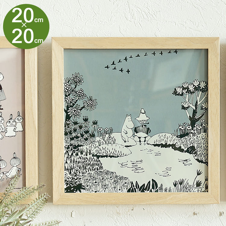 楽天市場】ムーミン ポストカード 額付き ムーミングッズ 絵画【RCP