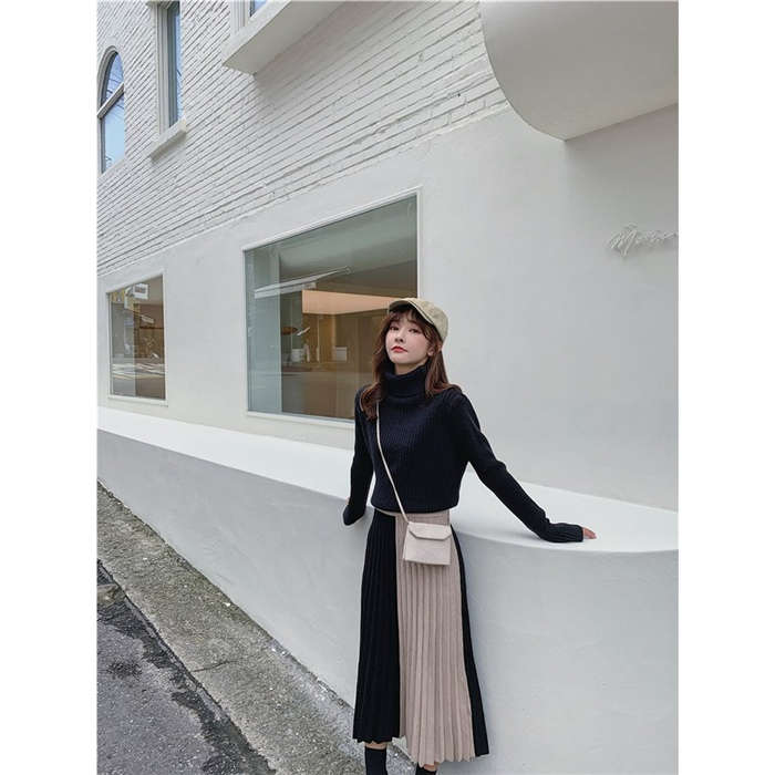 楽天市場 スカート ロング レディース 秋 冬 プリーツスカート 切り替え ニットスカート ボトムス Aライン 体型カバー お洒落 通勤 Ol 上品 秋コーデ 代 30代 40代 送料無料 Kiraya Shop