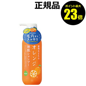 【ポイント最大23倍】植物生まれのオレンジ地肌シャンプーN オーガニック 無添加 ノンシリコン ヘアケア 頭皮 頭皮ケア 石澤研究所【ギフト対応可】
