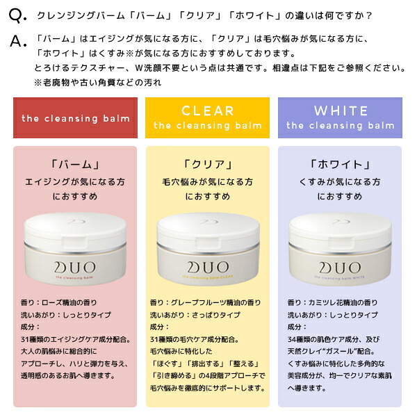楽天市場 全品共通5 クーポンあり Duo デュオ ザ クレンジングバーム クリア D U O デュオ 正規品 ギフト対応可 Scroll Beauty 楽天市場店