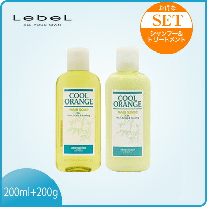 Kireio Lebel Cool Orange Hair Soap And Hair Rinse Net 200ml