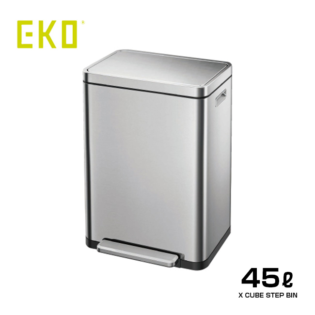 Eko エックスキューブステップビン 45l Ek 9368 Mt 45l ゴミ箱 ごみ箱 おしゃれ 45リットル シンプル ごみばこ ペダル式 ペダル 足踏み ふた付き キッチン リビング 家庭用 家庭 オフィス ごみ 臭い 対策 防臭 イーケーオー ダストボックス 1 2w 楽天市場