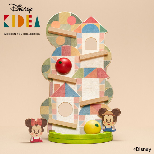 85 以上節約 Kidea キディア スロープ ミッキー フレンズ Tykd おもちゃ 木製 ボール転がし 玉転がし ボール 転がす のせる 組立て 子ども 男の子 女の子 かわいい シンプル 遊ぶ 知育 ディズニー キャラクター 1才半 1歳半 1 5歳 以上 ギフト Fucoa Cl