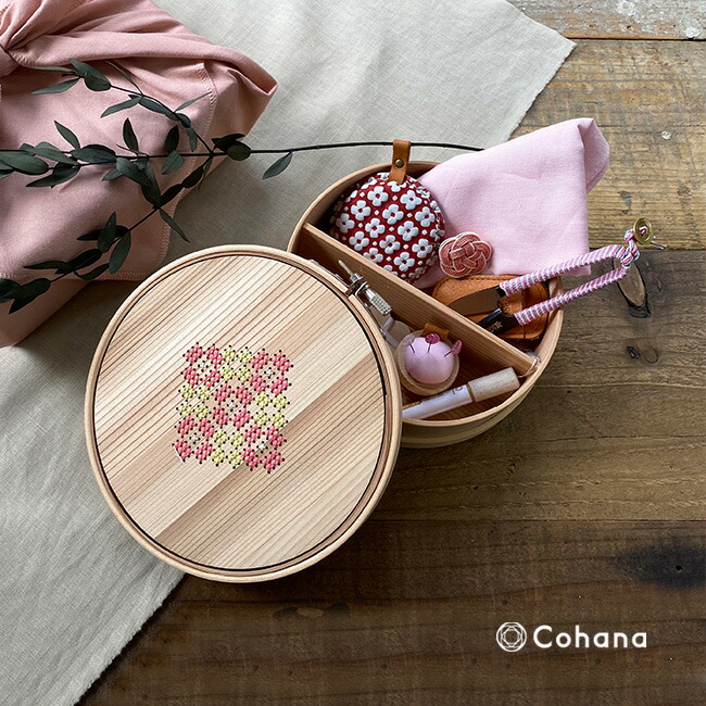 楽天市場】【レビュー特典あり】cohana 手まりの六角小箱 お裁縫