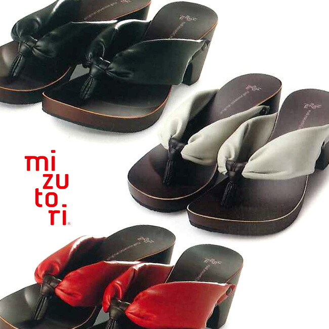 楽天市場】下駄「シフォンカーフ」(KCL-05) mizutori レディース 和柄