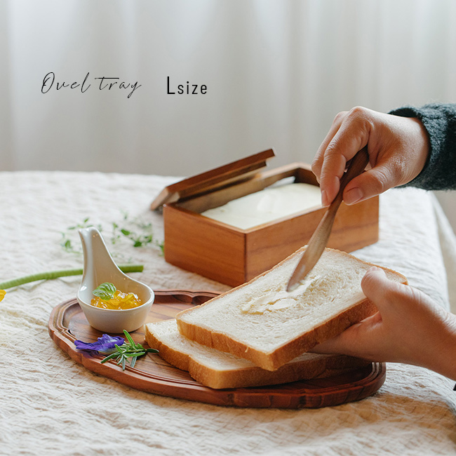 Okalu ◆ シェカートレー　オーバル　トレー　お盆 木製 Okalu ◇ シェカートレー オーバル トレー お盆 木製 キッチン・食器